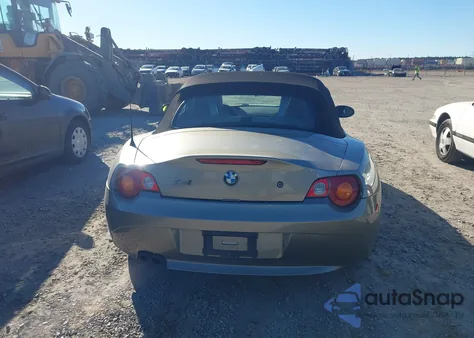 2004 BMW Z4 2.5I из США, поврежденный, VIN 4USBT33504LS53097